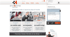 Desktop Screenshot of optimhommes.fr